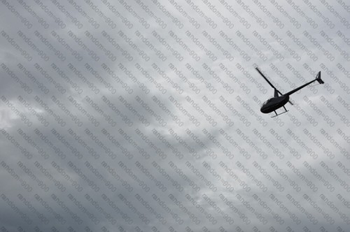 Helicopter image - with dynamic watermark added